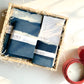 Stationery Loaded Gift hamper personalized by Ekatra Loaded Gift Box - Indigo Stripes