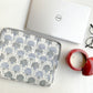 Sustainable Handmade Cotton Laptop Sleeve/Laptop Cover by Ekatra - Lotus
