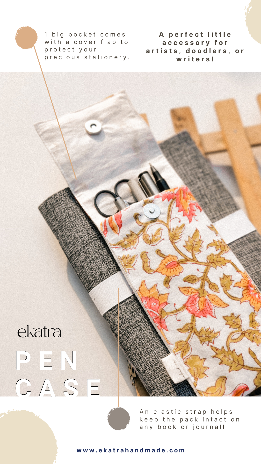 Pen organizer online case