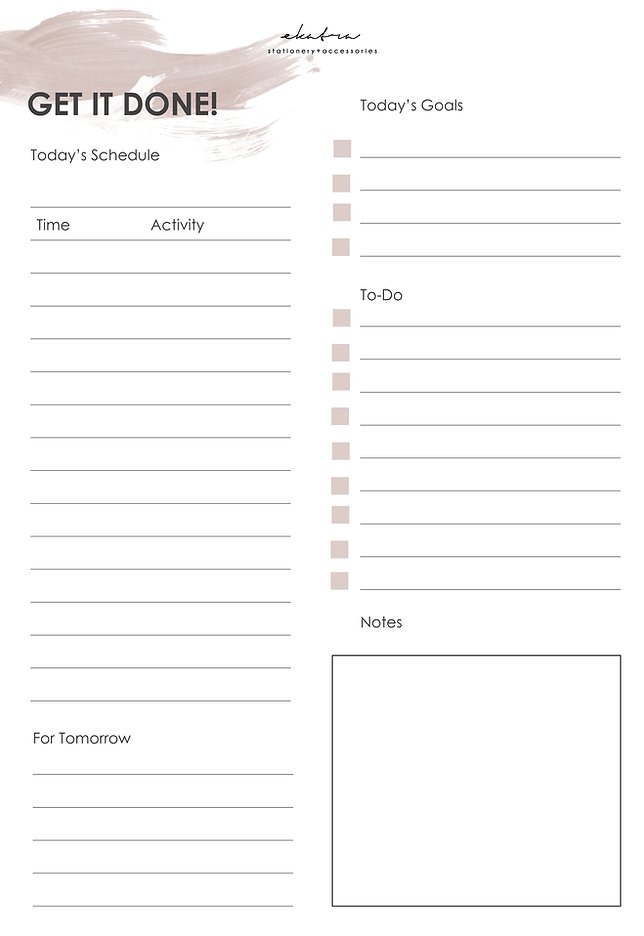Get it done-Free Printable