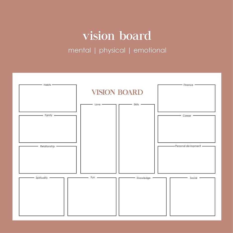 Vision Board - Free printable – ekatrahandmade.com